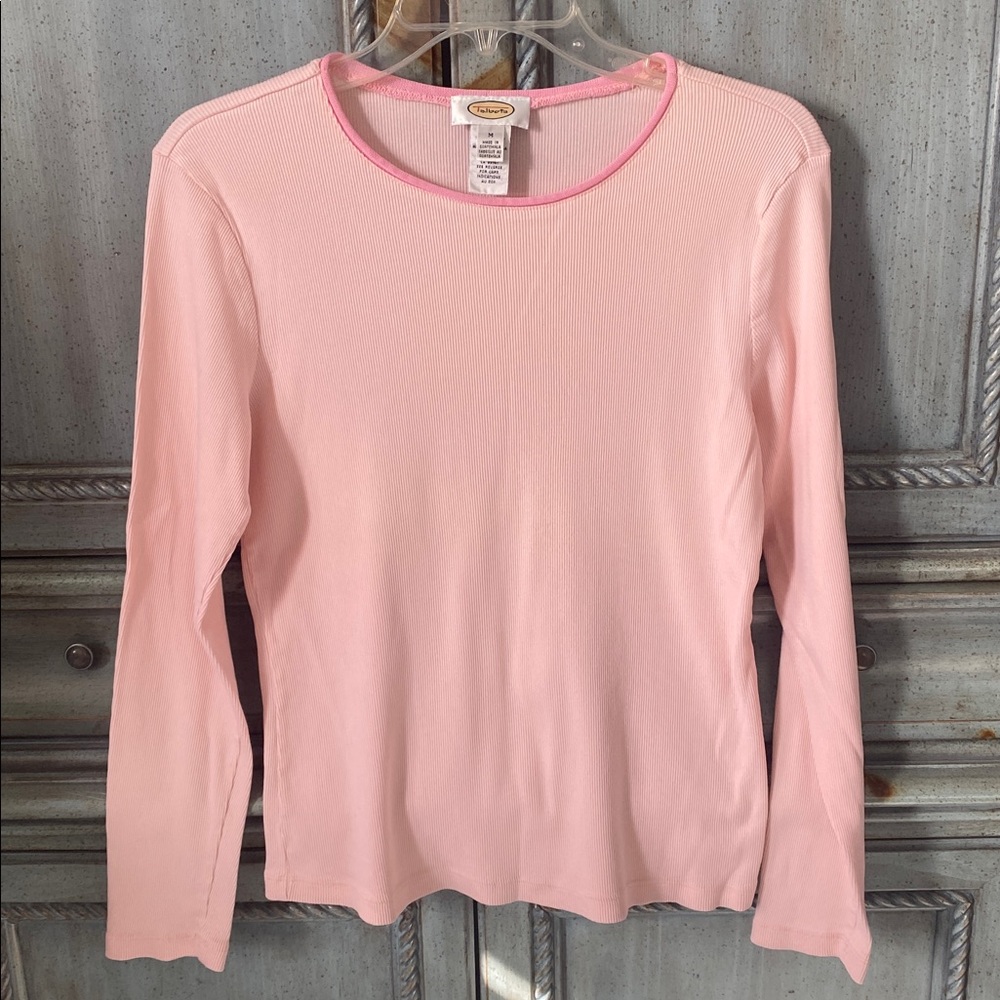 Talbots Blush Pink Long Sleeve Top